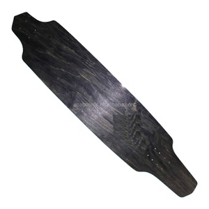 Il <span class=keywords><strong>legno</strong></span> colorato nero cade attraverso lo <span class=keywords><strong>Skateboard</strong></span> Longboard - Product Image 6