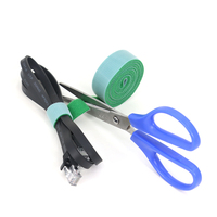 Sangle de fixation pour câbles de qualité supérieure, colorée, avec fermeture auto-agrippante double face, pour le regroupement des fils