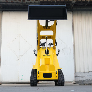 CE Wheel Snow Blower <strong>Compact</strong> Fronted Loader Multifunctional Stand Behind Mini Small Skid Steer Crawler Loader for Sale - Product Image 5
