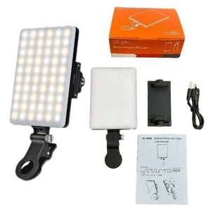 Nouveauté : Lampe LED pour téléphone 3000K-7500K, 60 mAh, à clipser, flash selfie pour vidéo - Product Image 3