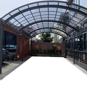 Double Cantilever Aluminium Carport Metall Garage Aluminium Carport Baldachin Outdoor Custom Carport Shade Shed mit Polycarbonat - Product Image 2