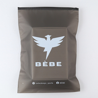 Sac de rangement semi-transparent personnalisé en plastique avec fermeture éclair, gris, pour vêtements, avec logo – Offre Spéciale