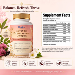 Herbal Extract <b>Menopause</b> Support Supplement Capsules for Women Natural Formula OEM Private Label Wholesale Bulk B2B Factory - Product Image 1