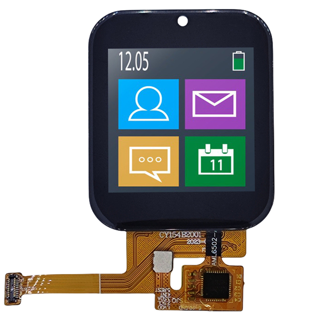 1.54 Inch 320x320 Square IPS TFT LCD Touch Display Module MIPI DSI Capacitive for Smartwatch Wearable IoT