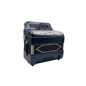 SEASOUND profissional 34 botões 12-Bass 3-Register acordeão azul profundo com Silver Grill JB3412C OEM instrumento musical - Product Image 4