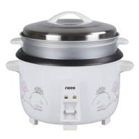 Autocuiseur Électrique Commercial 10L Grande Capacité avec Cuve Intérieure en Fonte et Revêtement Antiadhésif, Chauffage par Plaque Inférieure, Usage Domestique