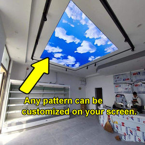 FOXYGEN Film de plafond extensible en PVC translucide pour décoration de plafond, design ciel nuage imprimé UV, largeur 1,5-5 m, pour salle, piscine - Product Image 5