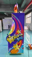 Máquina Arcade Personalizada LIFUN Meteor Ball con Volante Interactivo, Luces LED Giratorias y Juego de Redención