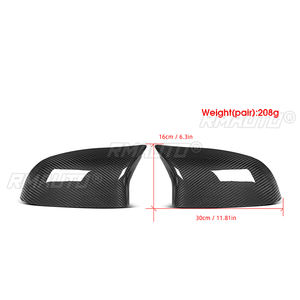 Coque de rétroviseur latéral de voiture en fibre de carbone sèche complète, remplacement de la coque de rétroviseur pour BMW F25 LCI X3 F26 X4 F15 X5 F16 X6 2014-2018 - Product Image 6