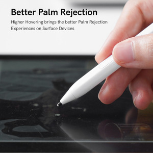 2024 nóng bán mượt mịn kinh nghiệm hợp kim nhôm trắng tốt điểm bút stylus cho <span class=keywords><strong>Microsoft</strong></span> Bề mặt Asus Dell HP Acer - Product Image 2