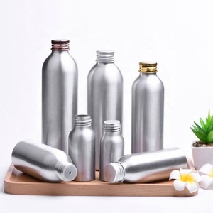 Bouteille en aluminium cosmétique personnalisée 500 ml, bouteille en aluminium vide de 1 litre pour le vin - Product Image 5