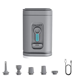 Pompe à air électrique portable mini pour camping et randonnée, rechargeable sur batterie, double fonction gonflage et aspiration, pour matelas pneumatique - Offre Spéciale - Product Image 1