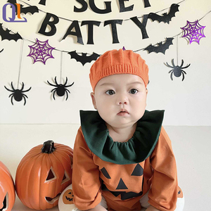 2 Pie Newborn <strong>Toddler</strong> Baby Girl <strong>Boy</strong> <strong>Halloween</strong> Pumpkin <strong>Costumes</strong> Cute Hooded Romper Jumpsuit Outfit Clothes - Product Image 3