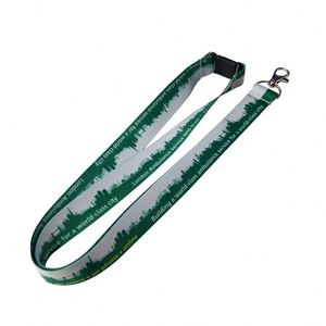 Custom Logo Sublimation Polyester <b>Keychain</b> Lanyard Wholesale Neck Lanyard Strap - Product Image 2