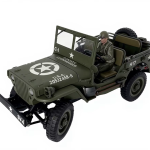 P1611 US <span class=keywords><strong>Willys</strong></span> MB 1/16 RTR - Modelo Eléctrico Totalmente Metálico con Control Remoto de 2.4 GHz para Uso en Interiores y Exteriores, Figura y Accesorios - Product Image 1