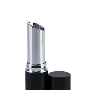 2024 bán buôn biểu tượng tùy chỉnh màu Đen Slim Lip Balm bơm lại sang trọng độc đáo mỹ phẩm bao bì vòng rỗng nhựa Son môi Ống - Product Image 2