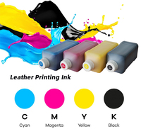 Tinta Cetak Kulit PO-TRY 1L Cepat Kering, Anti Air, Tinta Pewarna Digital untuk Cetak, Harga Grosir