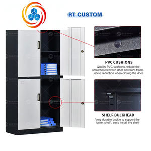 Armoire de classement ignifuge commerciale avec serrure - Rangement métallique durable pour documents professionnels - Design chinois - Utilisation à domicile ou au bureau - Product Image 5