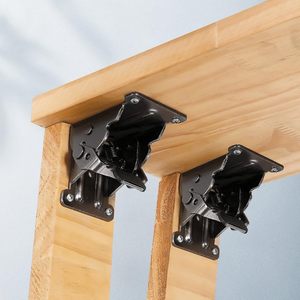 Bảng Chân Gấp Chân Đế Có Thể Gập Lại Bản Lề Phần Cứng Tự Khóa Mở Rộng Ráp Kệ Khung Hỗ Trợ Cho Giường Chân - Product Image 4