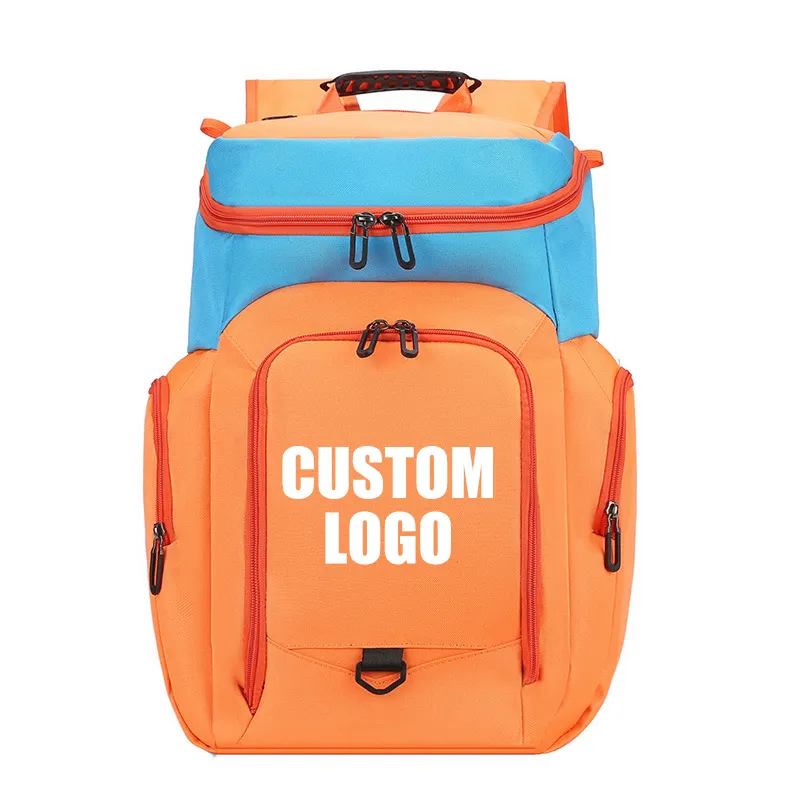 2024 Custom Logo Mens Bags Casual Travelling Large Capacity Multifunctional Backpack Sport Basketball Bag Back For Men