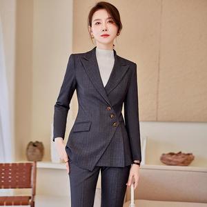 Nuevo Traje Formal Profesional <span class=keywords><strong>de</strong></span> Dos Piezas para <span class=keywords><strong>Mujer</strong></span>, Estilo Casual y Elegante para Oficina y Negocios - Product Image 6