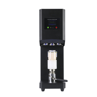 Machine Manuelle de Scellage de Boîtes en Plastique et Aluminium avec Couvercle pour Remplissage Automatique, Compatible Nespresso et Bouteilles