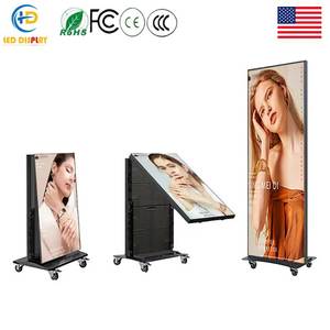 Pantalla LED Plegable Tipo Tótem, Señalización Digital Comercial para Interiores con Nueva Tecnología para Publicidad y Tablero Digital - Product Image 1