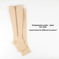 Chaussettes de compression tricotées unies, grandes tailles, pour la course et le cyclisme, pour hommes et femmes, OEM/ODM