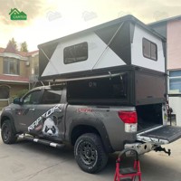 Outdoor Aluminium Hardshell Pickup-Truck Dachzelt Überdachung Hardtop Klappbarer Camper-Aufsatz für Toyota Tacoma Widen Version
