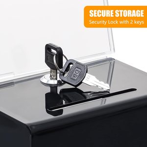 Acrylic trong suốt CTN Tặng hộp chống bụi nhựa tiết kiệm hộp với chủ đề thiên thần bỏ phiếu gợi ý plexiglass Bầu Cử hộp - Product Image 4