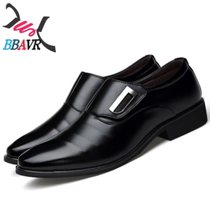 รองเท้าหนังผู้ชายแบบสวม รุ่น Monk Strap คุณภาพพรีเมียม หัวแหลม สำหรับธุรกิจและงานทางการ กันลื่น ขายส่งจากโรงงาน - Product Image 2