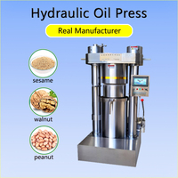 Machine automatique de pressage à froid et à chaud d'huiles comestibles pour l'huile de soja, de noix et de graines de tournesol, haute capacité 200 kg/h