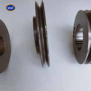 Pulegge a V MW di Alta Qualità, Serie HT250 da V1 a V6, con Scanalature, in <span class=keywords><strong>Nylon</strong></span>, Annerite, con Bulloni di Equilibrio Statico, Adattatori per Mozzi - Product Image 3