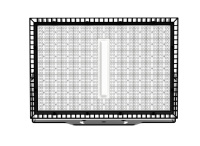Éclairage LED à module unique 1000W en aluminium moulé sous pression IP66 avec garantie de 5 ans pour les stades sportifs, les terrains de football et de hockey