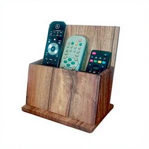 Custom Modern Handmade Wooden 5-Layer Remote <b>Control</b> Holder <b>Stand</b> with Logo for Home and Hotel - Product Image 4