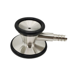 Nuevo Estetoscopio Asia de Cabeza Única, de Aleación de Aluminio, Acústico, para Examen Médico y Físico, Color Plateado - Product Image 2