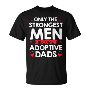 T-shirt pour papa adoptif pour la fête des pères, cadeau pour la fête de l'adoption, vêtements pour hommes - Product Image 2