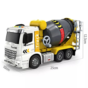 Meilleure vente en gros voiture d'ingénierie inertielle 1:16 pour enfants mélangeur électrique voiture de ciment modèle de camion rotatif jouets éducatifs - Product Image 6