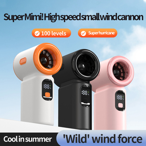 Ventilateur portable sans pales 3000 mAh, rechargeable, 100 vitesses, pour extérieur, avec charge Type-C, sans fil, à batterie, vente directe usine - Product Image 2