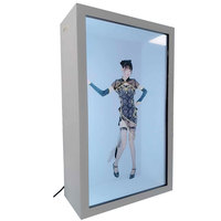 AOYI Écran LCD transparent ultra fin avec hologrammes 3D à l'œil nu et signalisation numérique intelligente en verre
