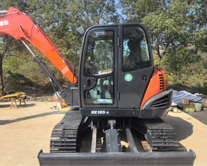 Excavatrices Kubota KX185 d'occasion haute performance, excavatrices 8T d'occasion, machines hydrauliques fabriquées au Japon, avec accessoire de pouce - Product Image 2