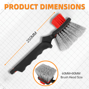 <span class=keywords><strong>Brosse</strong></span> de nettoyage <span class=keywords><strong>pour</strong></span> jantes de voiture, outil de détaillage <span class=keywords><strong>pour</strong></span> un nettoyage en profondeur des freins, des pneus et des jantes, sans rayures, <span class=keywords><strong>brosse</strong></span> de lavage de voiture professionnelle - Product Image 3