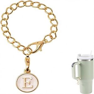 Accessoires de décoration personnalisables pour tasses, gobelets et bouteilles d'eau : Lettres, chiffres, noms, pendentifs et porte-clés - Product Image 5