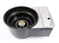 Table commerciale à double usage de Corée, dessus plat, charbon de bois sans fumée et gaz propane, barbecue pour restaurant