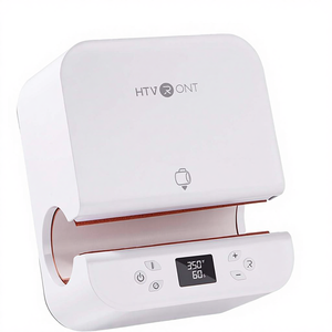 Impresora Digital Automática <span class=keywords><strong>HTVRONT</strong></span> para Sublimación de Tazas y Vasos, Placa Plana de Alta Seguridad de 2.95-3.18 Pulgadas, Color Blanco - Product Image 1