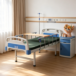 <span class=keywords><strong>Lit</strong></span> d'hôpital médical pliable avec barrières latérales pour les soins à domicile et en clinique des personnes âgées et des patients handicapés - Product Image 6
