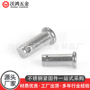 Pasadores de Acero Inoxidable 316 Wohong GB882, Cabeza Plana con Orificio M3 M12, Uso General - Product Image 3