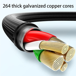 Cable de Datos USB Tipo C con Certificado MFI <span class=keywords><strong>3</strong></span> en 1, 5A PD, Trenzado de Nailon, Cable de Carga Rápida para iPhone 14 13 12 11 Pro Max <span class=keywords><strong>Samsung</strong></span> Xiaomi - Product Image 6