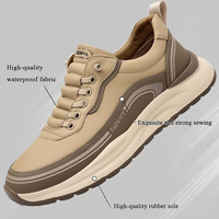 Vente en gros de chaussures de sport décontractées à enfiler baskets de marche légères chaussures de course en plein air imperméables et respirantes pour hommes
