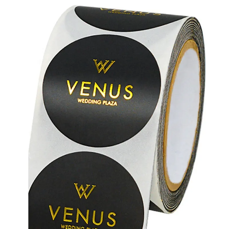Folha De Ouro Personalizado Etiqueta De Impressão De Logotipo Adesivo Folhas De Etiqueta De Embalagem De Vinil À Prova D' Água